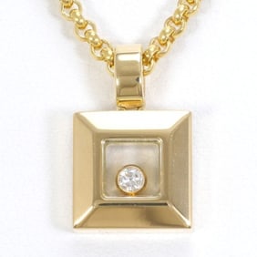 Chopard Happy Diamond K18YG Necklace Total weight approx. 13.2g 42cm