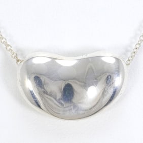 Tiffany Bean Silver Necklace Total weight approx. 7.7g 38cm