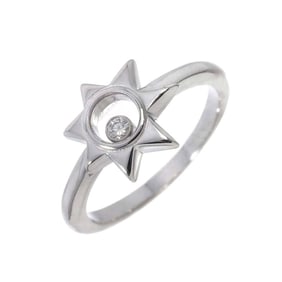 Chopard Happy Diamond Ring K18WG White Gold 750 Heart