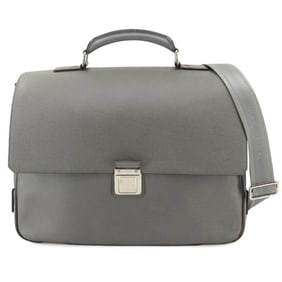 Louis Vuitton Taiga Vasily GM 2way Shoulder Bag Leather Glacier M32638