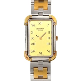 Hermes Croisiere Combi CR1 240 Ladies Watch Gold Quartz