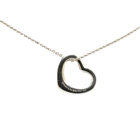 Tiffany Heart Necklace SV925 Silver Women's TIFFANY&Co.