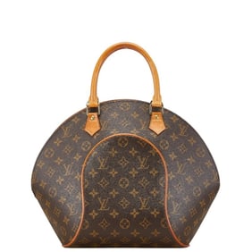 Louis Vuitton Monogram Ellipse MM Handbag M51126 Brown PVC Leather Women's LOUIS VUITTON
