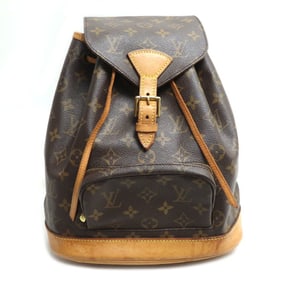 LOUIS VUITTON Montsouris MM Backpack/Daypack Monogram Brown M51136 Women's