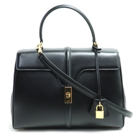 CELINE 16 Seize Classic 2-Way Handbag, Black, 187373BEY.38NO, Women's