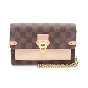 Louis Vuitton Portefeuille Vavin Shoulder Bag, Coated Canvas and Leather with Damier Finish,
