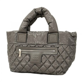 Chanel Coco Cocoon nylon tote bag, grey, for women