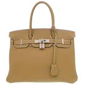 Hermes Birkin 30 Togo Craft Silver Hardware Handbag 1018 HERMES