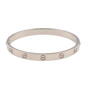 Cartier Love Bracelet, 18K White Gold, Silver, for Women