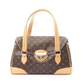 Louis Vuitton Beverly GM Shoulder Bag, Coated Canvas and Leather, Monogram, Women's, Brown, M40120