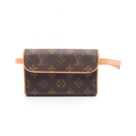 Louis Vuitton Florentine Pochette Waist Bag/Body Bag in Coated Canvas and Leather with Monogram