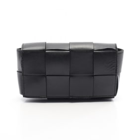Bottega Veneta Cassette Belt Bag, Maxi Intrecciato Leather, Waist Body Men's/Women's, Black, 668572