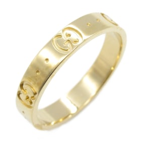 Gucci logo ring, 18K yellow gold, for men and women.