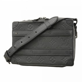 Louis Vuitton Taurillon Soft Handle Trunk M59163 Black 2-Way Bag for Men