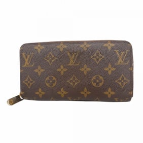 Louis Vuitton Monogram Zippy Wallet M60017 Brown Men's and Women's
