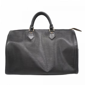 Louis Vuitton Epi Speedy 35 Handbag M42992 Noir Women's