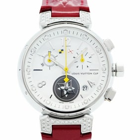 Louis Vuitton Tambour Q132H White Dial Women's Watch