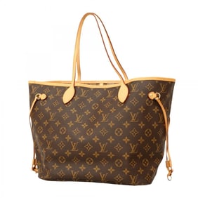 Louis Vuitton Monogram Neverfull MM Tote Bag M40156 Brown Women's