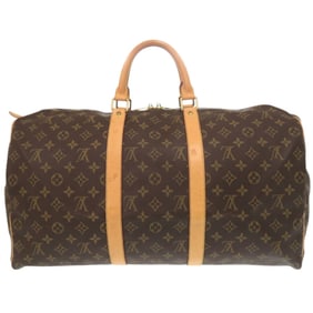 Louis Vuitton Keepall 50 Monogram M41426 Brown Boston Bag LV 1371 LOUIS VUITTON