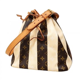Louis Vuitton Monogram Rayeur Petit Noe Shoulder Bag M40564 Brown/Beige Women's P1618730