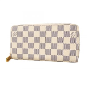 Louis Vuitton Damier Azur Zippy Wallet N60019 White Women's P1618276