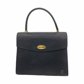 Louis Vuitton Epi Leather Handbag Malesherbes M52372 Noir Women's P1608271
