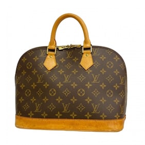 Louis Vuitton Monogram Alma Handbag M51130 Brown Women's
