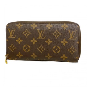 Louis Vuitton Monogram Zippy Wallet M60017 Brown Men's and Women's