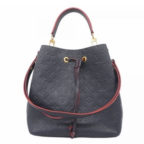 Louis Vuitton Monogram Empreinte NeoNoe Handbag M45306 Marine Rouge 2-Way Bag for Women