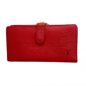 Louis Vuitton Epi Continental Viennois Long Wallet M63257 Castilian Red for Women