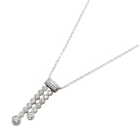 Tiffany & Co. Jazz Double Drop Diamond Necklace in Pt950 Platinum with Diamonds, Clear, for Women