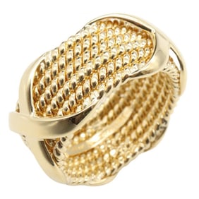 Tiffany & Co. Schlumberger 6-Row Rope Ring, 18K Yellow Gold, for Men and Women.