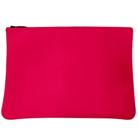 Unused Hermès Neoban GM Polyamide Elastane Rouge Kazak Pouch Bag Red ZA5Z HERMES