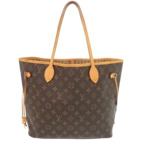Louis Vuitton Neverfull MM Monogram M40156 Tote Bag 0433 LOUIS VUITTON