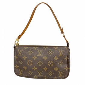 Louis Vuitton Monogram Pochette Accessoires M51980 Brown Women's Pouch