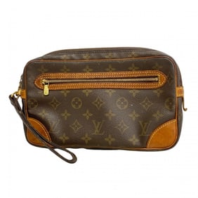 Louis Vuitton Monogram Marly Dragonne GM Clutch Bag M51825 Brown Men's