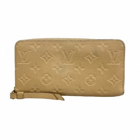 Louis Vuitton Monogram Empreinte Zippy Wallet M61866 Dune Women's