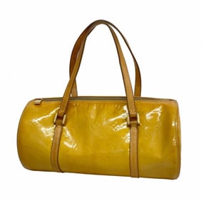 Louis Vuitton Vernis Bedford Handbag M91006 Beige Women's