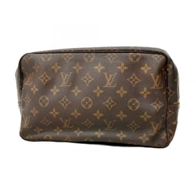 Louis Vuitton Monogram True Toilet Wallet 28 M47522 Brown Women's Pouch
