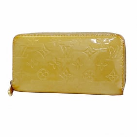 Louis Vuitton Vernis Zippy Wallet M91761 Beige Poodle Women's Long
