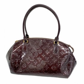 Louis Vuitton Vernis Sherwood GM Handbag M91489 Amaranth Women's