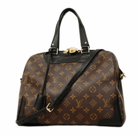 Louis Vuitton Monogram Macassar Retiro Handbag M50058 Noir 2-Way Bag for Women