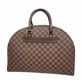 Louis Vuitton Damier Nolita 24 Handbag N41454 Ebene Women's
