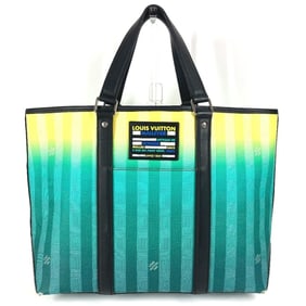 LOUIS VUITTON M59919 Damier Stripe Weekend Tote PM, Handbag, Shoulder Bag, Leather, Canvas, Men's,