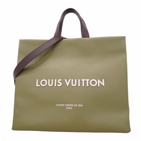 Louis Vuitton Tote Bag, LV Package Shopper MM M26082, Khaki, 2-Way Bag for Men and Women