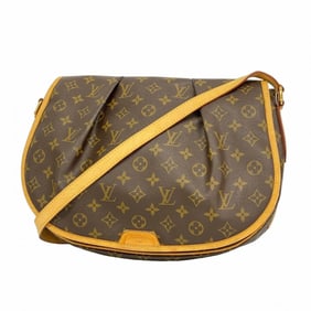 Louis Vuitton Monogram Ménilmontant MM Shoulder Bag M40473 Brown Women's