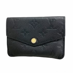 Louis Vuitton Monogram Empreinte Pochette Cle Wallet/Coin Case M60633 Noir Women's