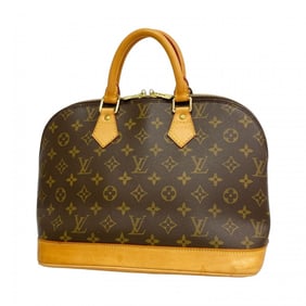 Louis Vuitton Monogram Alma Handbag M51130 Brown Women's