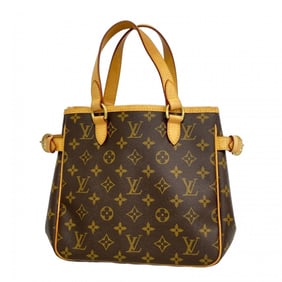Louis Vuitton Monogram Batignolles Handbag M51156 Brown Women's