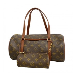 Louis Vuitton Monogram Papillon 30 Handbag M51385 Brown Women's